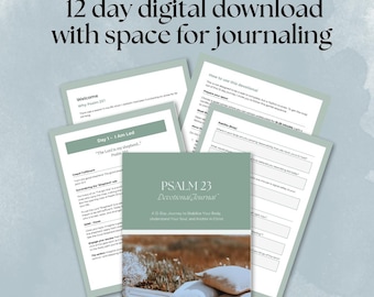 Psalm 23 Devotional: A 12-Day Journey to Stabilise the Body, Understand the Soul, and Anchor in Christ