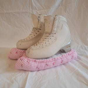 Figure Skate Soakers - Pink Strawberries & Cherries
