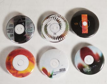 Nine Inch Nails CD Buttons (90's Pack)