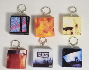 Teeny Album Charms and/or Pendants - Nine Inch Nails