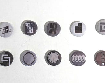 Nine Inch Nails - The Slip Artwork Buttons/Pins