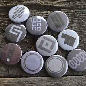 Nine Inch Nails - The Slip Artwork Buttons/Pins
