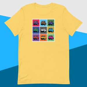 Mini Truck Pop Art Tunika HONJA KEI LKW-T-Shirt Japanischer Import Unisex JDM Shirt von Fresh Melon Creations