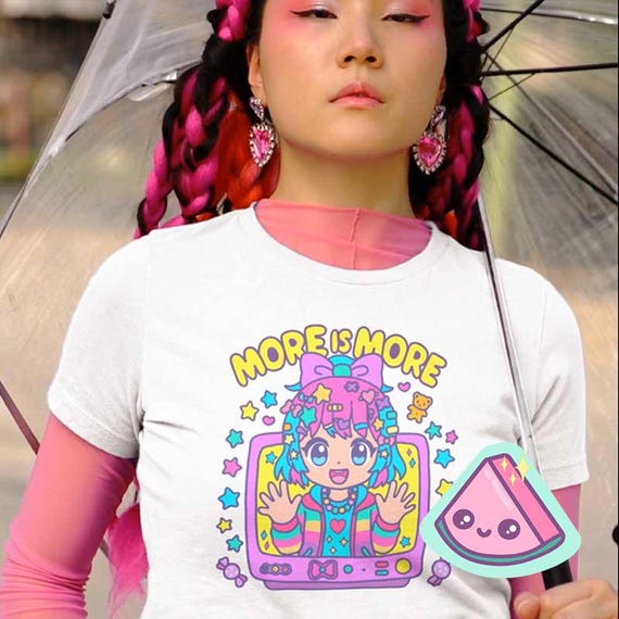 T-11 Lolita T-Shirt Funky Grab Mort Fou Coloré Harajuku