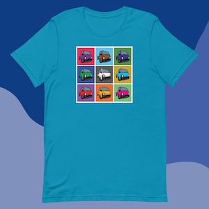 Mini Truck Pop Art Kei Truck Tshirt Japanese Import Unisex JDM Shirt by Fresh Melon Creations