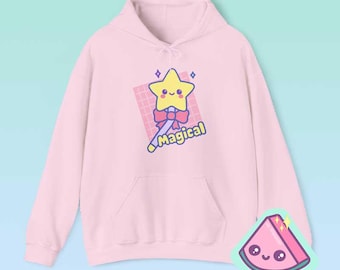 Fairy Kei Magical Girl Hoodie | Yume Kawaii Mahou Shoujo Sweatshirt | Harajuku Fashion Anime Pullover