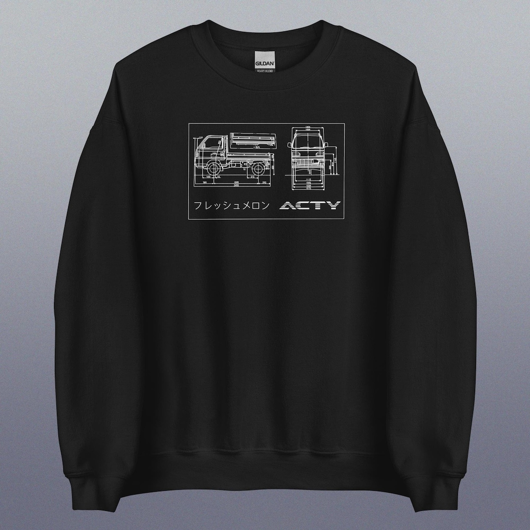 Honda Acty Kei Truck Blueprint JDM Mini Truck Blueprint Unisex - Etsy
