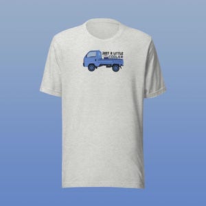 Just A Little Cooler Japanese Kei Truck Tshirt Mini Truck JDM Blue Acty by Fresh Melon Creations