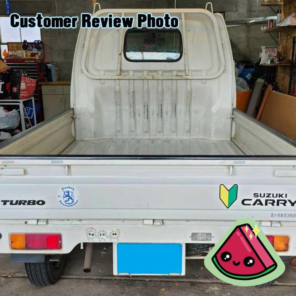Suzuki Carry Turbo 1999 Decal Set | JDM Kei Truck Stickers for 2WD Mini ...
