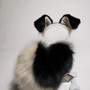 Sassy Puppy Ears and Tail,Puppy Ears Headband,Puppy Costume,Cosplay,Puppy Tail,Shepherd,Harajuku,Puppy Ears,Cat ears and Tail,Shiba,Dog ears