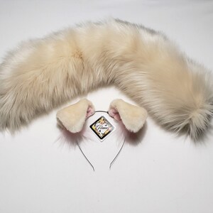 Puppy Ears and Tail,Puppy Ears Headband,Puppy Costume,Cosplay,Lolita,Farie Kei,Harajuku,Puppy Ears,Cat ears and Tail,Halloween,Shepherd Tail