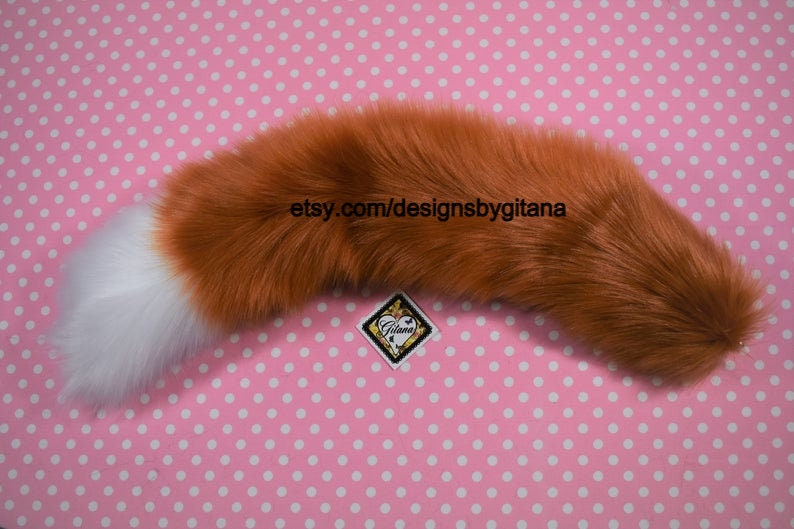 Realistic Red Fox Tail - Fox Tail-Harajuku-Cosplay-Fox Tail playpet-R...