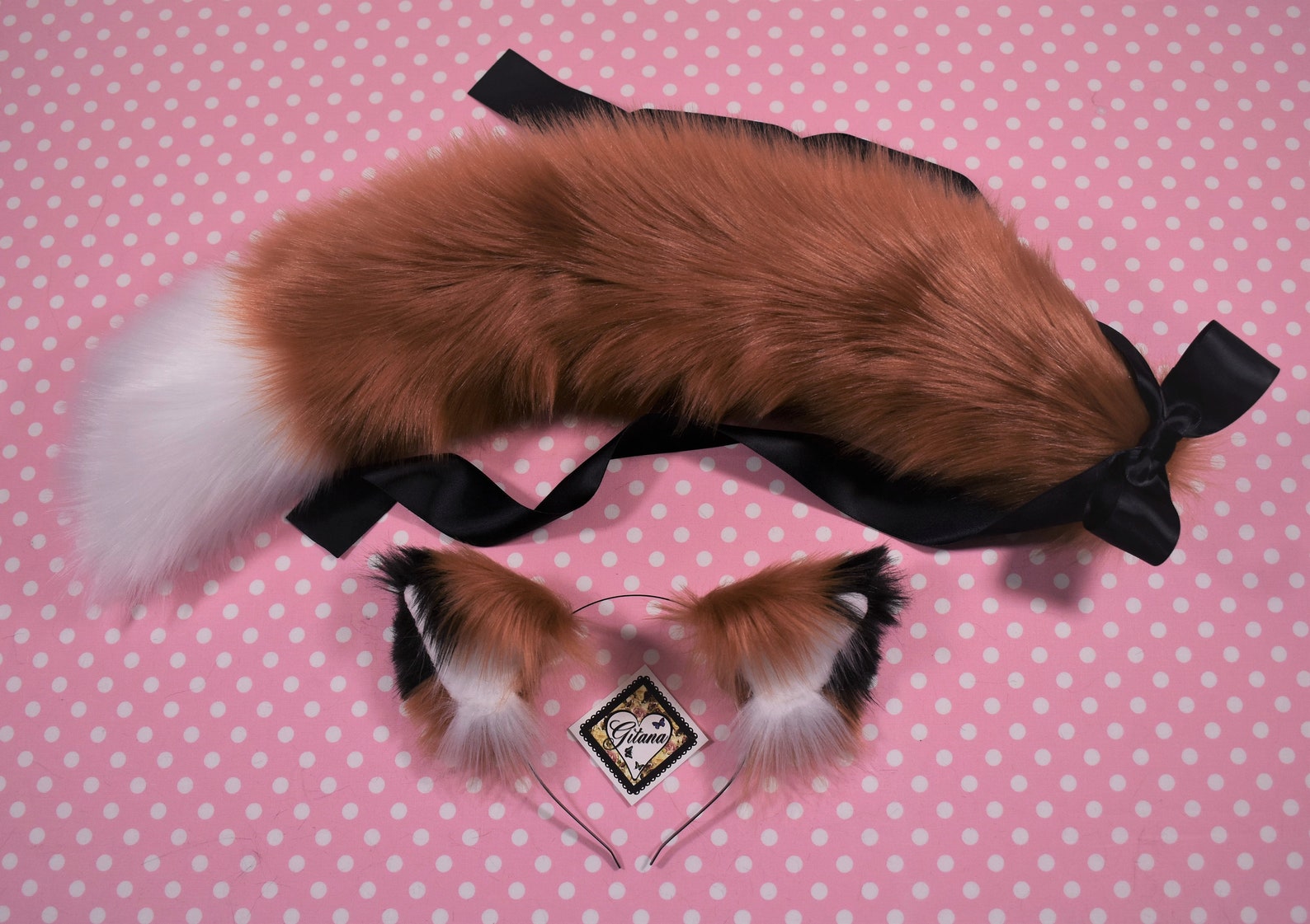 Realistic Fox Ears And Tail Set- Fox Ears And Tail-Fox ...