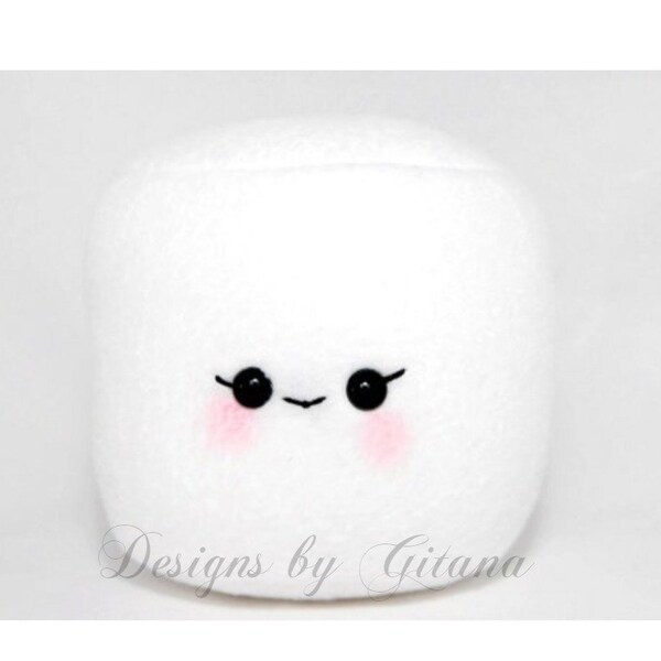 Marshmallow Plush-Squishy-Kawaii- White-Toy-Marshmallow-Gift-Home Decor-Food Plush-Geek-Christmas Gift-Food Plush