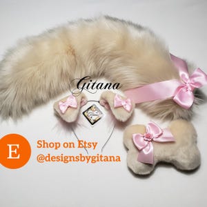 Puppy Ears and Tail,Puppy Ears Headband,Puppy Costume,Cosplay,Party Favor, Birthday,Harajuku,Puppy Ears,Cat ears and Tail,Halloween
