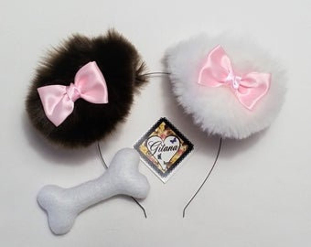 Neapolitan Puppy Ears.puppy Ears Headband,puppy Pet Play,puppy Costume
