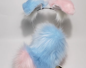 Sassy Puppy Ears and Tail,Puppy Ears Headband,Puppy Costume,Cosplay,Puppy Tail,Shepherd,Harajuku,Puppy Ears,Cat ears and Tail,Shiba,Dog ears