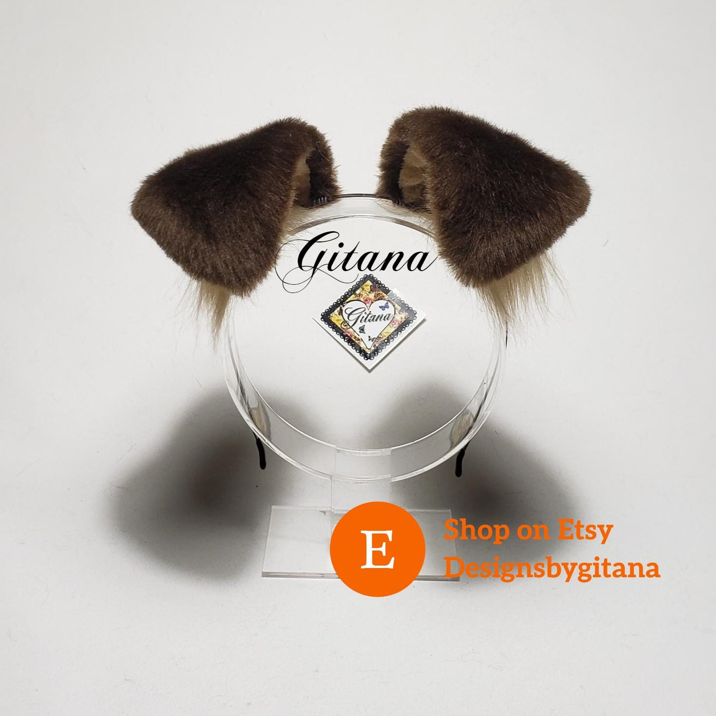 Sassy Brown and Cocoa Puppy Ears,puppy Ears Headband,puppy  display picture 3