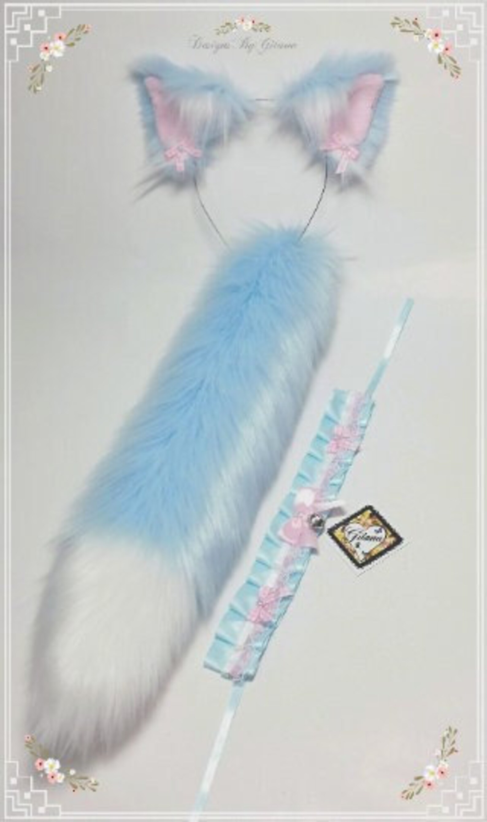 Blue Cat Ears and TailRealistic Cat Ears and TailCat Ear Etsy