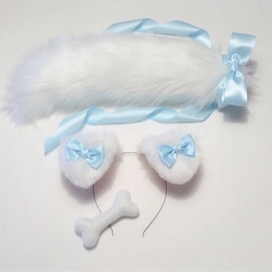 Puppy Ears and Tail,Puppy Ears Headband,Puppy Costume,Cosplay, Lolita,Farie Kei,Harajuku,Puppy Ears,Cat ears and Tail,Halloween