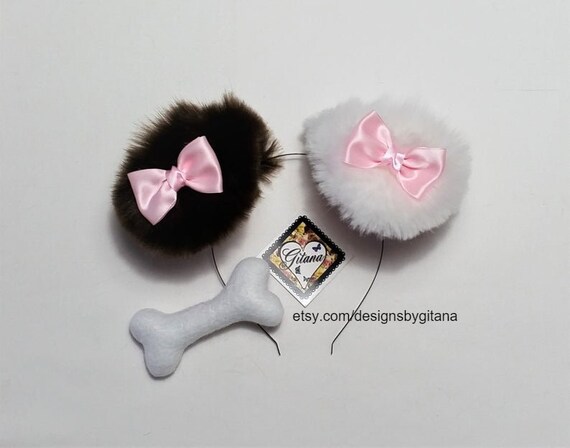 Neapolitan Puppy Ears and Tail,puppy Ears Headband,puppy Pet  display picture 1