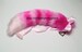 Bubble Gum and Fuchsia Stripe Cat Tail,Halloween,Cat Cosplay,Kitten costume,DDLG,BDSM,Cat Costume,Anime,Lolita, Fairie Kei, harajuku,Fox Tai 