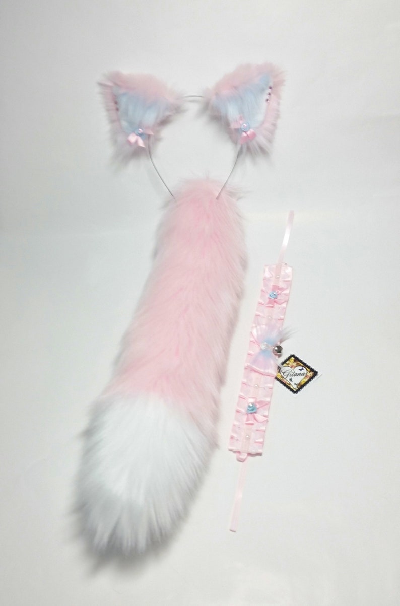 Pink Cat Ears and tail Realistic Cat Ears and Tail Cat Ear Pink Cat Ears and tail Realistic Cat Ears and Tail Cat Ear