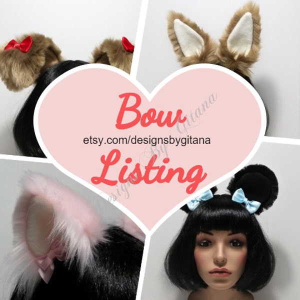 Cat Ears and Tail-Realistic Cat Ears and Tail-Puppy Ears-Fox Ears-Cat Costume-Halloween-Realistic Ears-Cosplay Costume