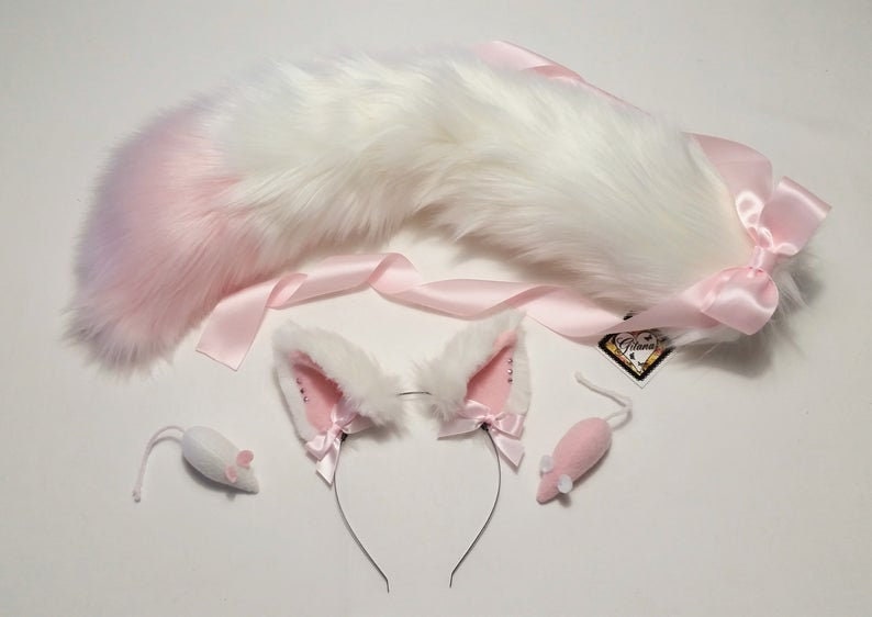 Cat ears sale and tail