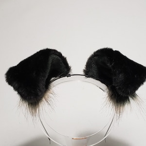 Sassy Black Puppy Ears,Puppy Ears,Puppy Ears Headband,Puppy Costume,Cosplay,Puppy Tail,Shepherd,Harajuku,Puppy Ears,bunny ears,Shiba