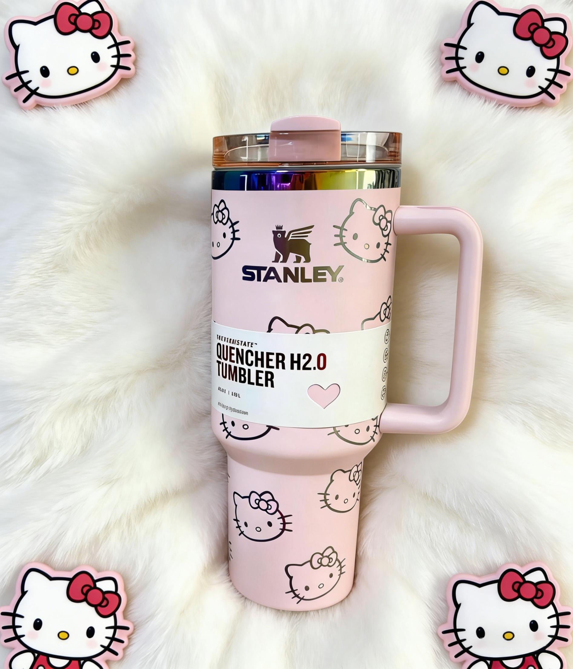 スタンレー　ハローキティコラボ　クエンチャー スタンレー STANLEY ハローキティタンブラー アイボリーキティちゃん