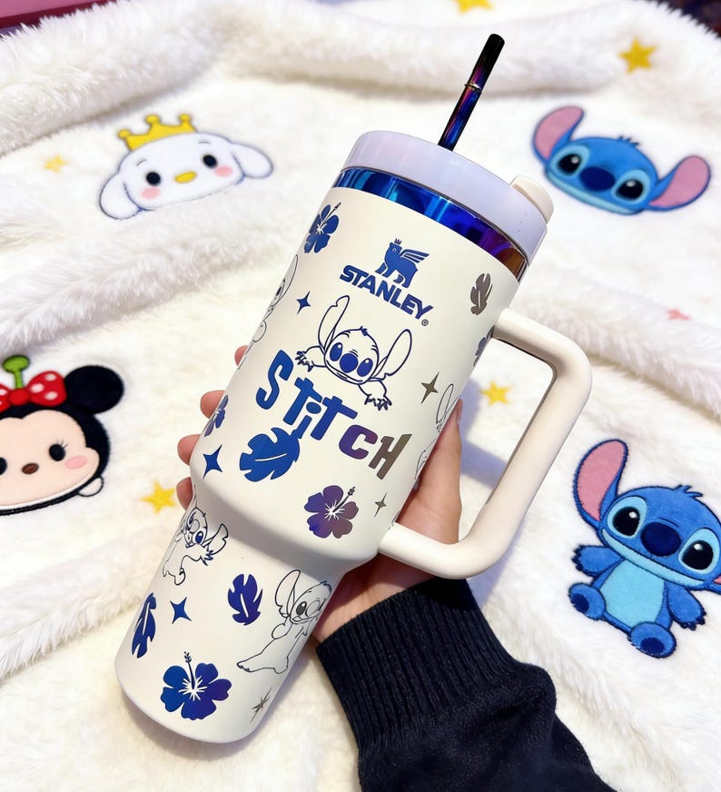 Gobelet personnalisé point laser 40 oz, Mug de voyage personnalisé, Couvercle étanche, Double paroi, Joli cadeau pour elle, Cadeau de Noël Beige