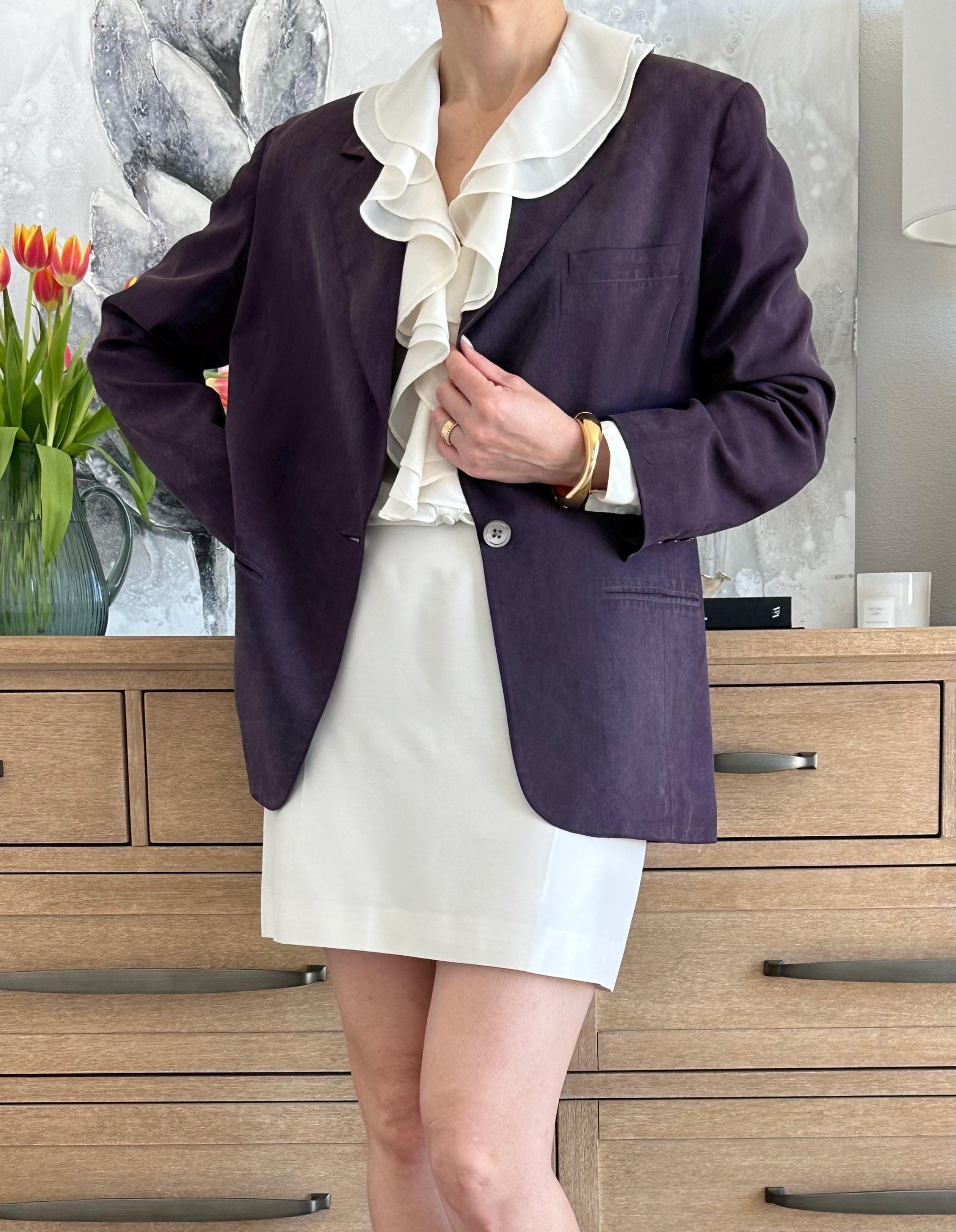Prada Silk Skirt - Etsy