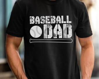 Baseball Dad Shirt Softball Dad Gift Tee Fathers Game Day T-shirt