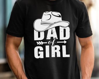 Dad Of Girl Shirt Father Of Daughters Tee Gift From Daughter Fathers Day T-shirt