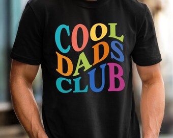 Cool Dads Club Shirt Funny Husband Tee Retro Dad Gift Fathers Day T-shirt
