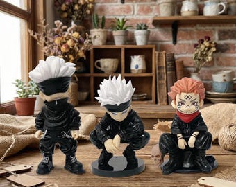 Jujutsu Kaisen Gojo Satoru, Itadori Yuji Q Version Figures – Chibi Anime Collectible Ornament