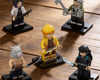 Demon Slayer Building Block Figures 5-Piece Set - Hashira & Main Characters Collectible Minifigures