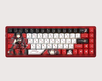 Tokisaki Kurumi Keycaps | Date A Live Anime PBT Side-Legends Mechanical Keyboard Set