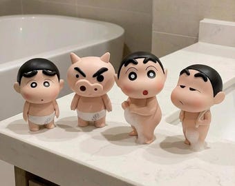 Crayon Shin-chan Bath Buddy Figure - Collectible Anime Toy 10cm