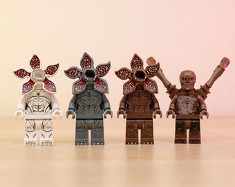 Stranger Things Demogorgon & Vecna Minifigures Set - Building Block Toy Collection 5cm ABS