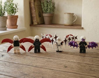 Tokyo Ghoul Kaneki Ken Minifigure Set - 4 Evolution Forms with Kagune ABS Figures