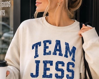 Team Jess PNG | Gilmore Girls PNG | Distressed Varsity Team Jess Shirt Design | Book Lover PNG | Stars Hollow Fall Shirt | Digital Download