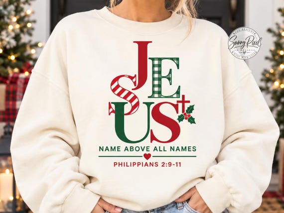 Christian Christmas PNG, Jesus Christmas PNG, Faith Based Shirt Design, Bible Verse Digital Download