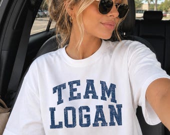 Team Logan PNG | Gilmore Girls PNG | Distressed Varsity Team Logan Shirt | Stars Hollow Fall Shirt | Book Lover PNG | Digital Download