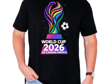 World Cup 2026 US-Canada-Mexico Soccer Trophy T-Shirt