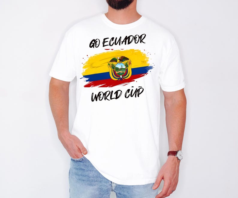 Ecuador World Cup support, Comfort Colors-Unisex Garment-Dyed T-shirt, 2026 FIFA World Cup Soccer Fan Tee Shirt, US Canada Mexico image 14