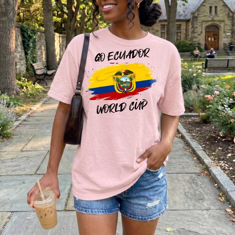 Ecuador World Cup support, Comfort Colors-Unisex Garment-Dyed T-shirt, 2026 FIFA World Cup Soccer Fan Tee Shirt, US Canada Mexico image 13