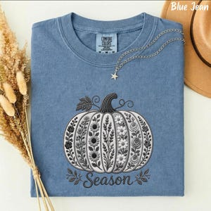 Faux Patchwork Fall Pumpkin Shirt, Comfort Colors Autumn Thanksgiving Shirt, Women Shirt, Cute Gift, Checkered Pumpkins Tee, Retro Shirt
