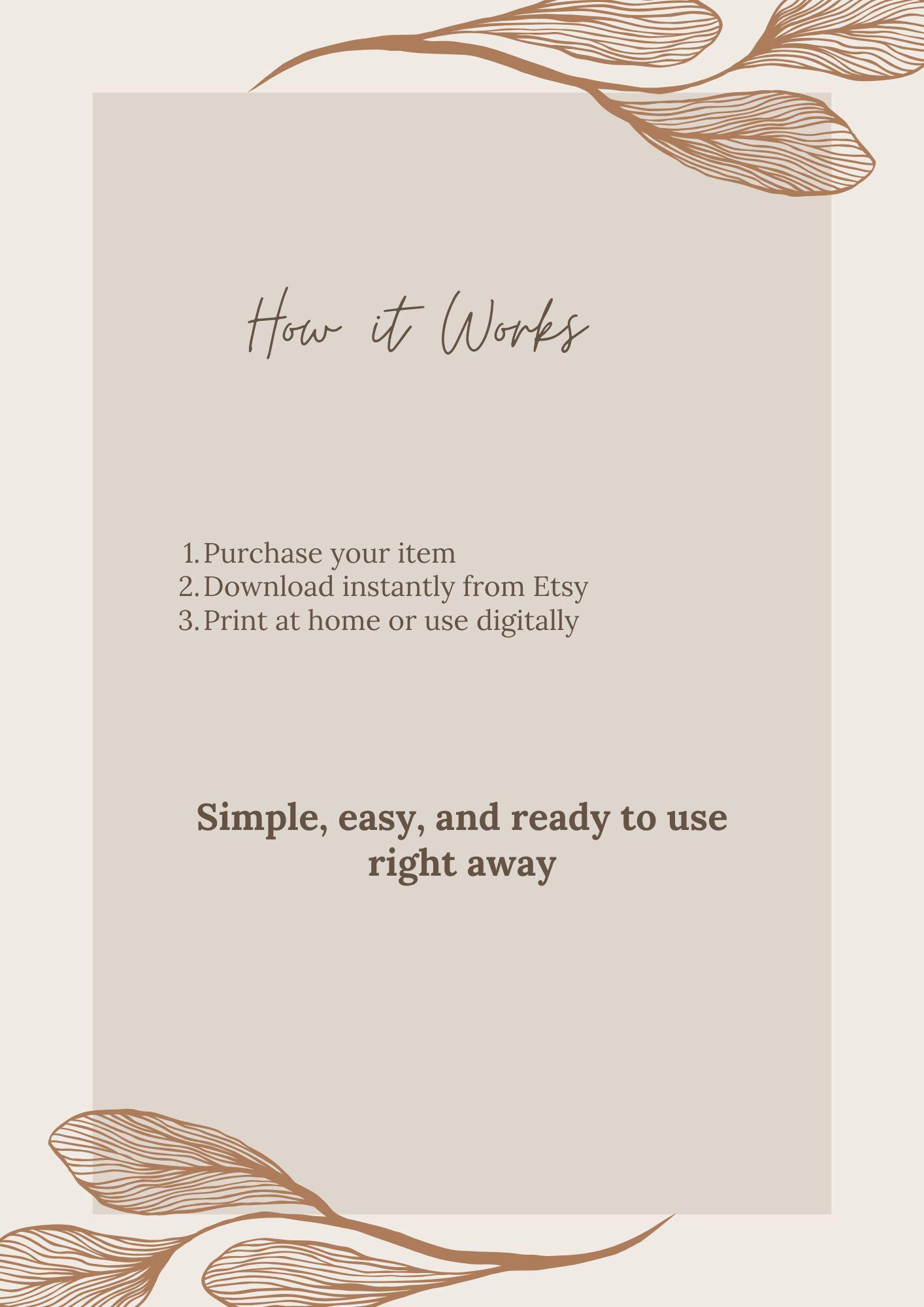 Minimalist Habit Tracker Printable | Weekly Daily Routine Goal Planner ...